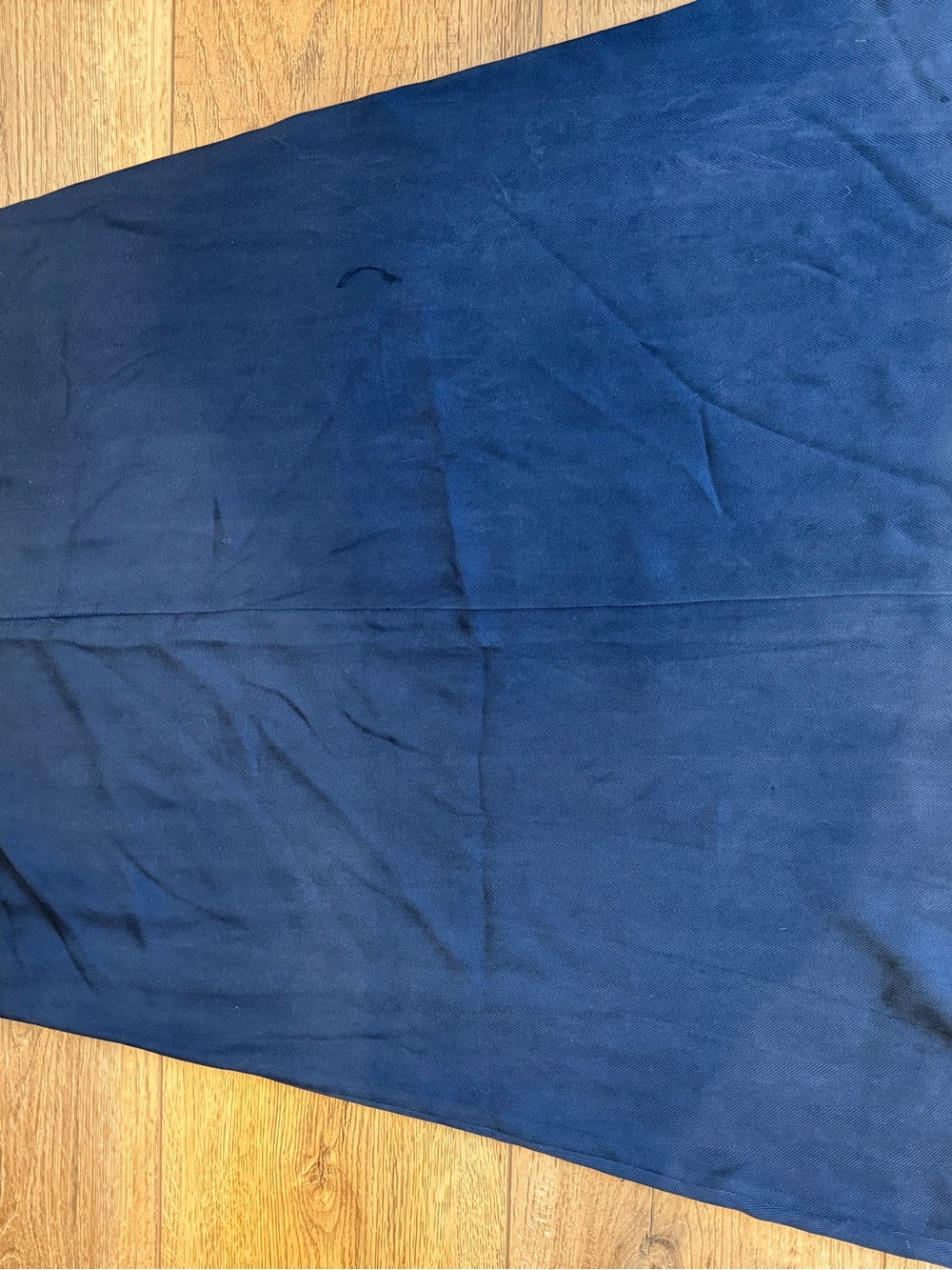 Vintage Savannah Navy A-Line Midi Skirt Button Panel Close / medium - Picture 8 of 11
